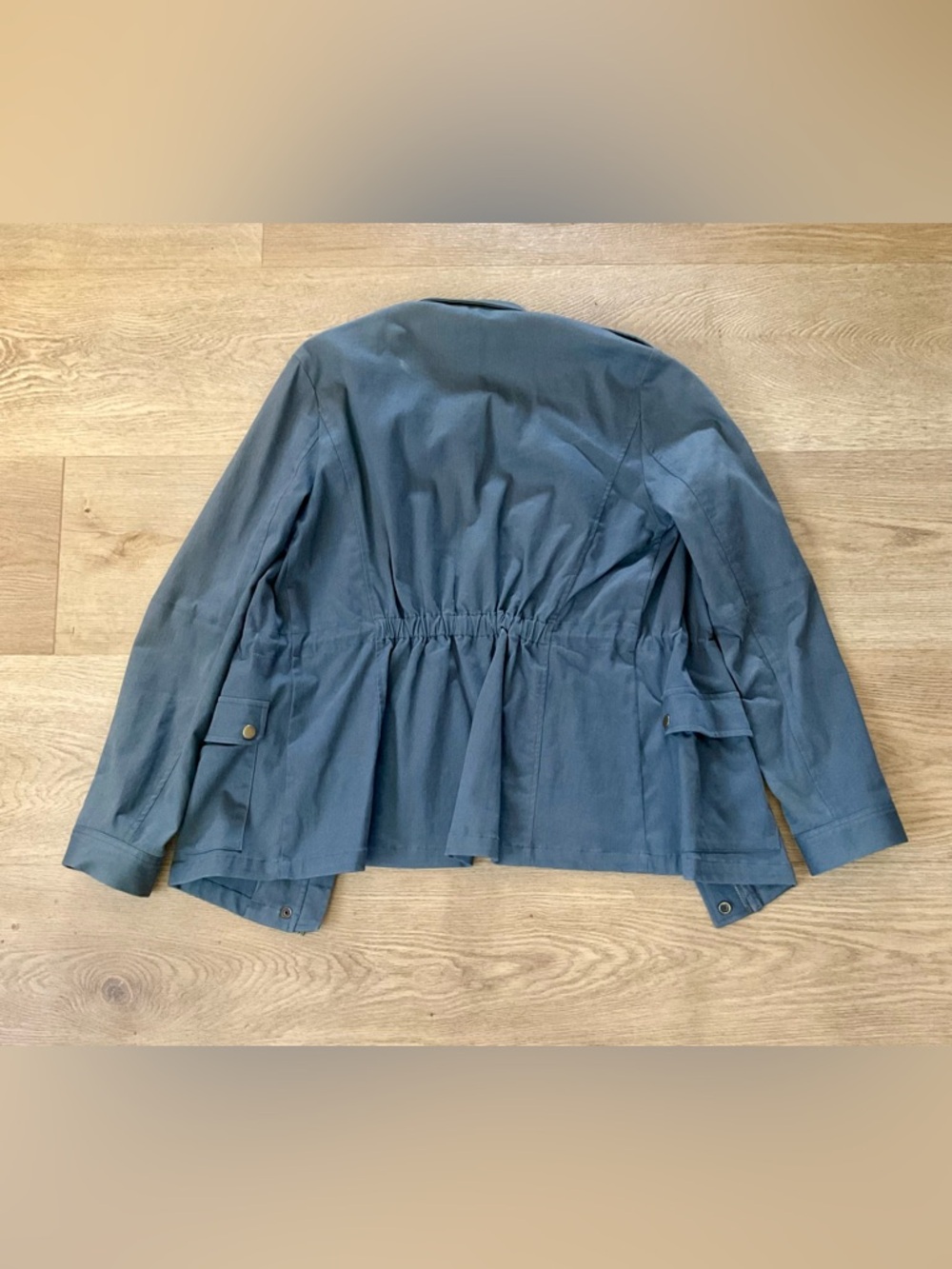 Eden Soiety -Lightweight Slate Blue Utility Jacket-Medium / Large - Gently Used - Picture 4 of 5